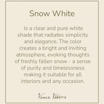 Lübech Living - Timber® bloklys, Snow White Ø:11*10