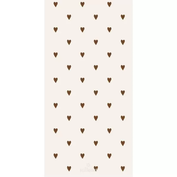 Ib Laursen - Serviet 10x20 cm hjerter 16 stk/pk