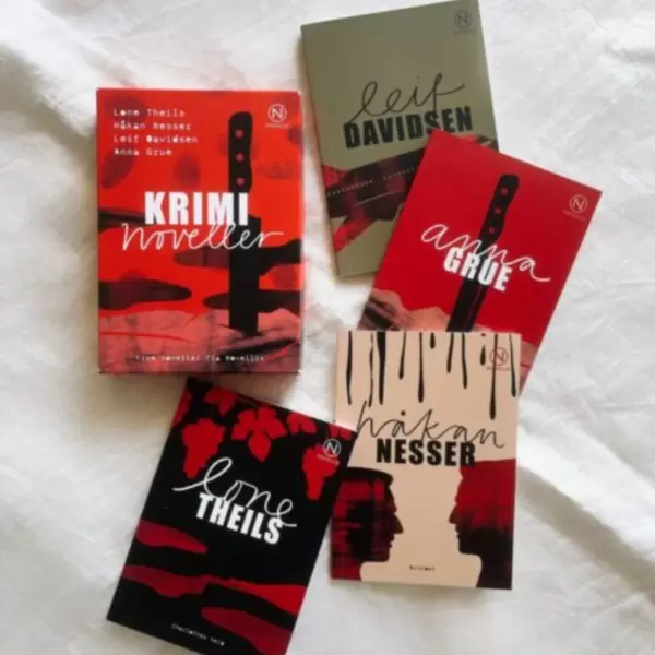 Novellix - Gaveæske med fire kriminoveller Novellix - Gaveæske med fire kriminoveller