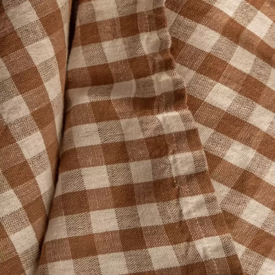 Lovely Linen - Hørdug Misty Edge, 145x300, ternet