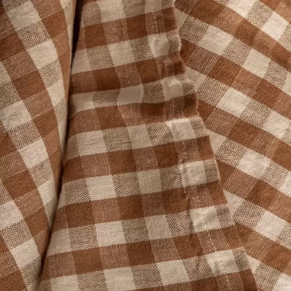 Lovely Linen - Hørdug Misty Square, Almond/Off White145*300 Lovely Linen - Hørdug Misty Square, Almond/Off White145*300