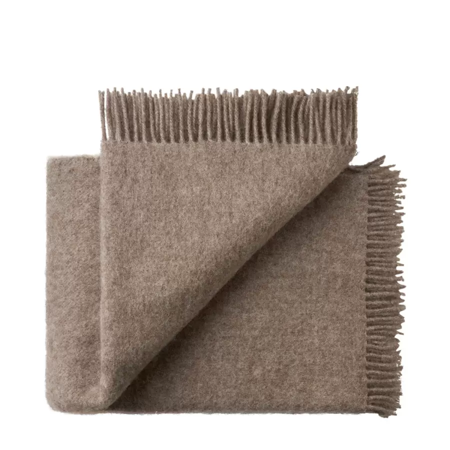 Silkeborg Uldspinderi - Plaid Season, Latte Beige 130*200