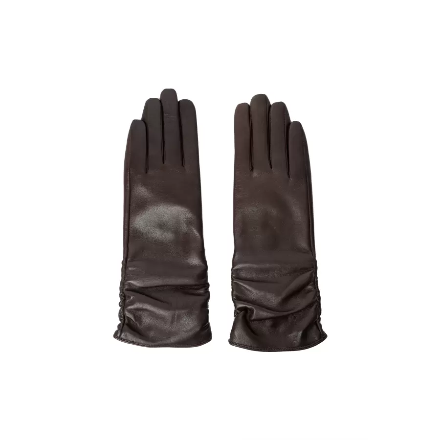 REDESIGNED - Handsker Anvi Wool, Mørkebrun