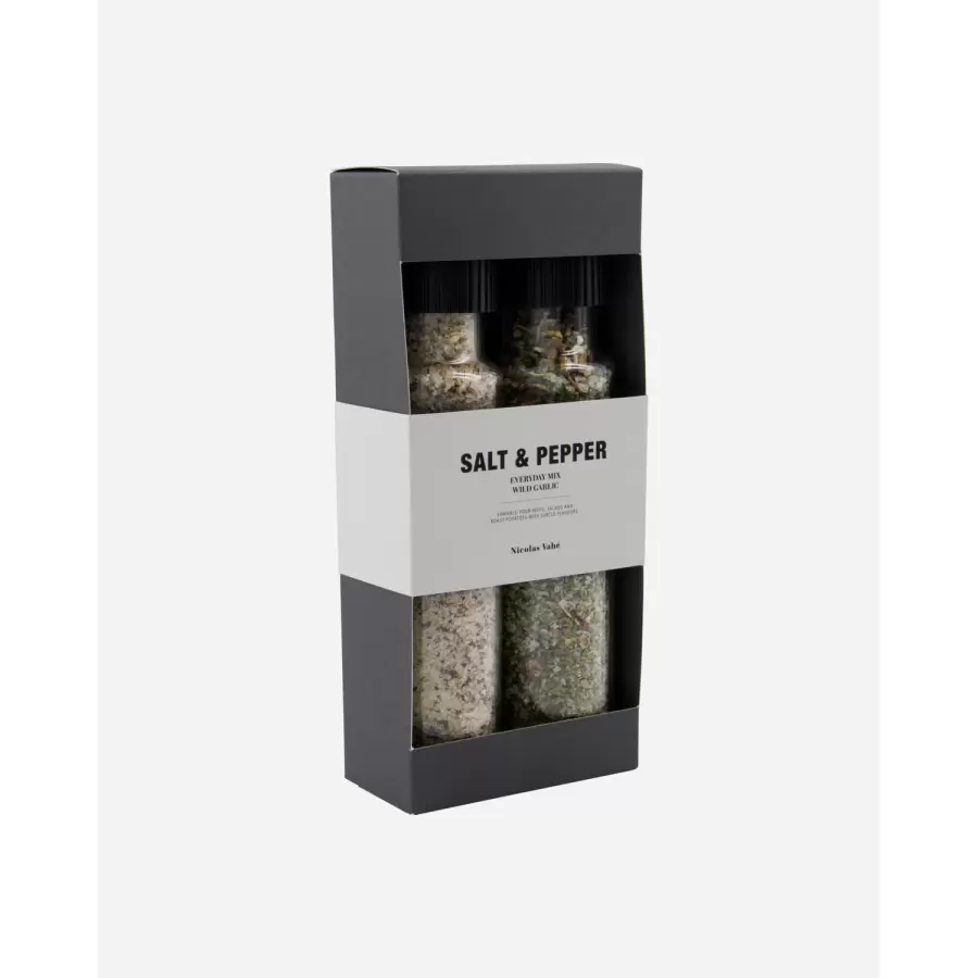 Nicolas Vahé - Gaveæske Salt Everyday Mix + Ramsløgsalt