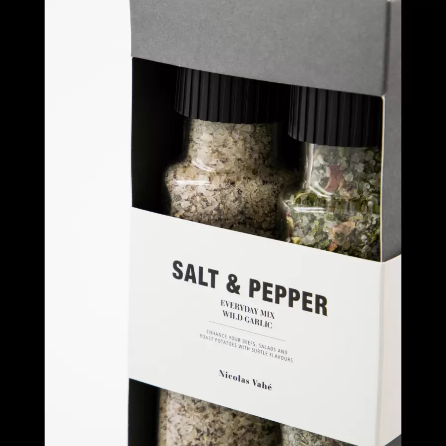 Nicolas Vahé - Gaveæske Salt Everyday Mix + Ramsløgsalt