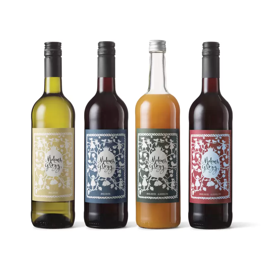 Malenes Gløgg - Malenes æblegløgg, alkoholfri, 0% øko og vega venlig 75 cl.