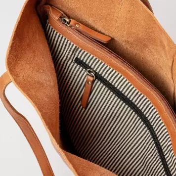 O My Bag - Shopper Georgia, Wild Oak Soft Grain Leather