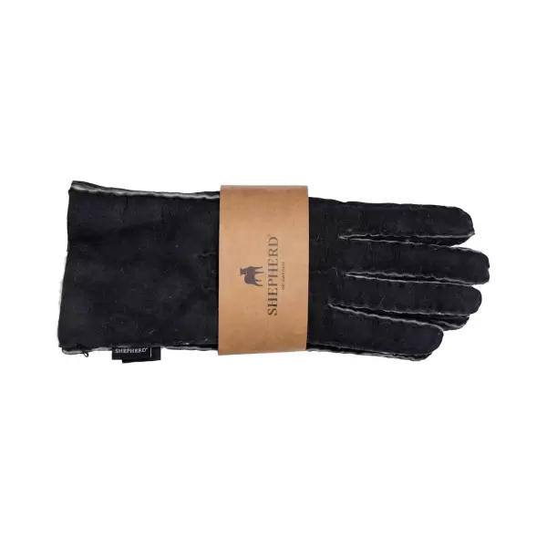 Shepherd - Lammeskindshandsker Mojje, Sort