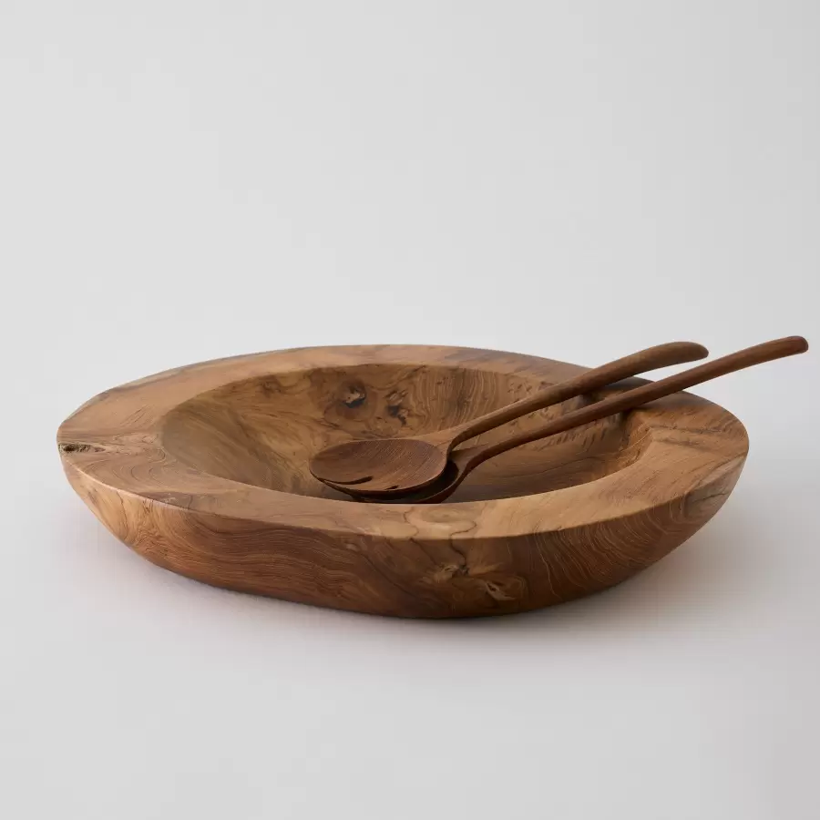 TELL ME MORE - Salatbestik Teak