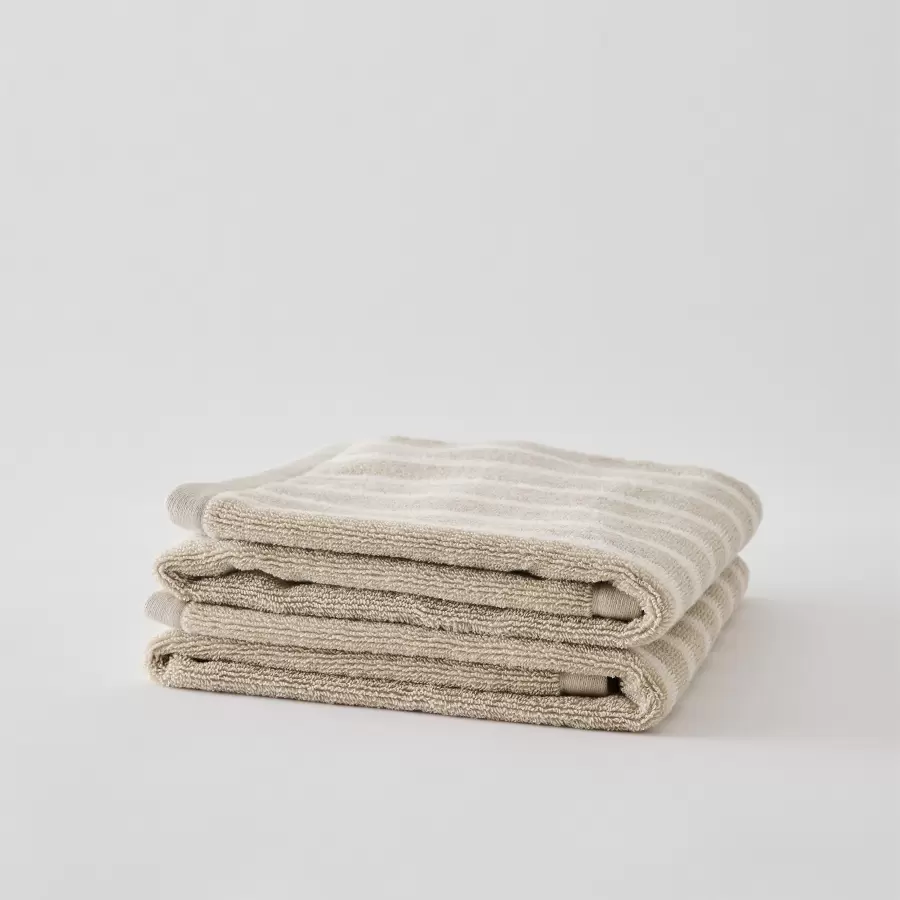 TELL ME MORE - Håndklæde Bonnie, Beige 50*70