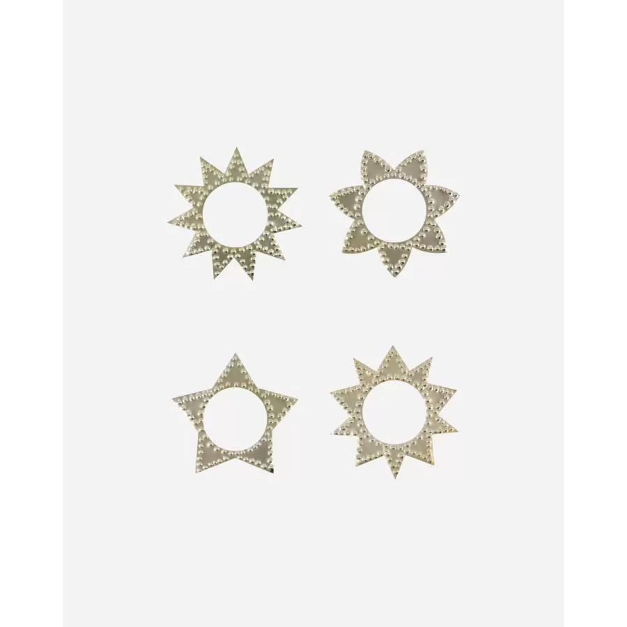 House Doctor - Servietringe, antik champagne sølv finish