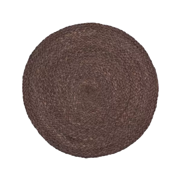 dixie - Dækkeserviet Elin, Ø38 cm. coffee