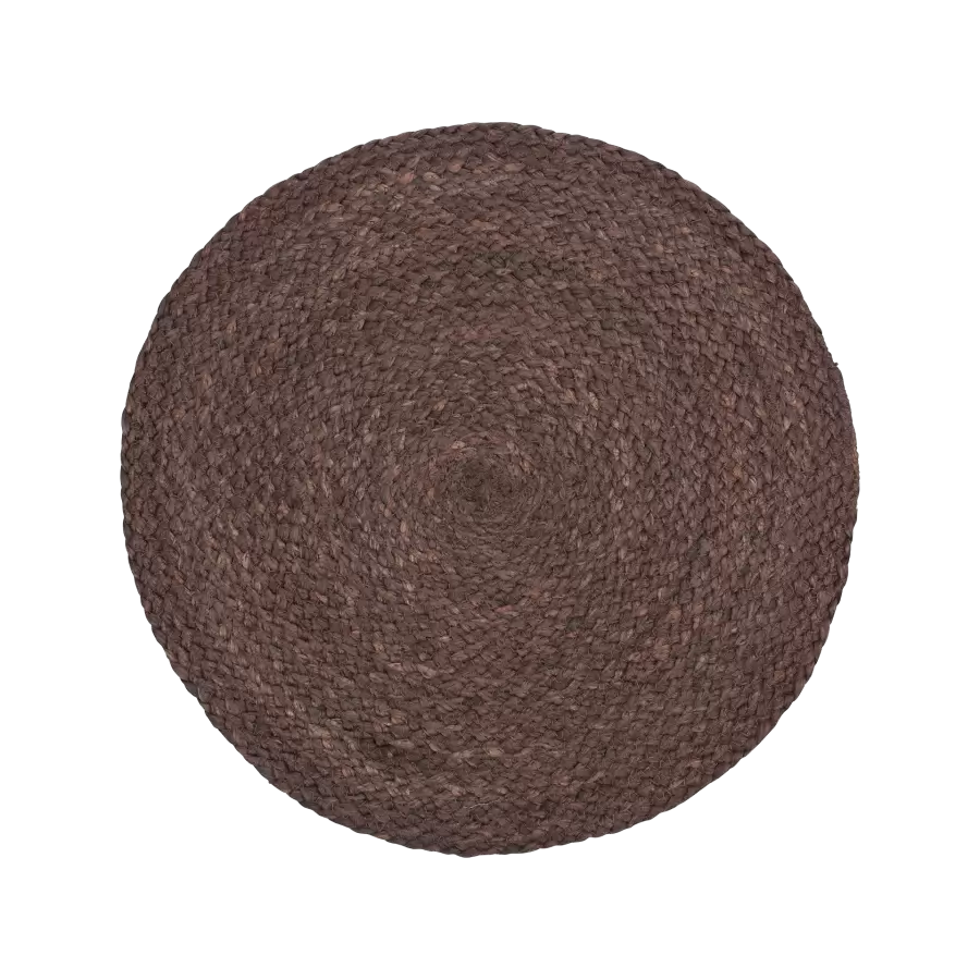 dixie - Dækkeserviet Elin, Ø38 cm. coffee