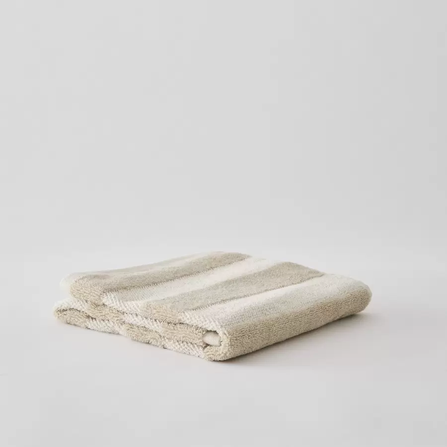 TELL ME MORE - Håndklæde Cleo, Beige 50*70