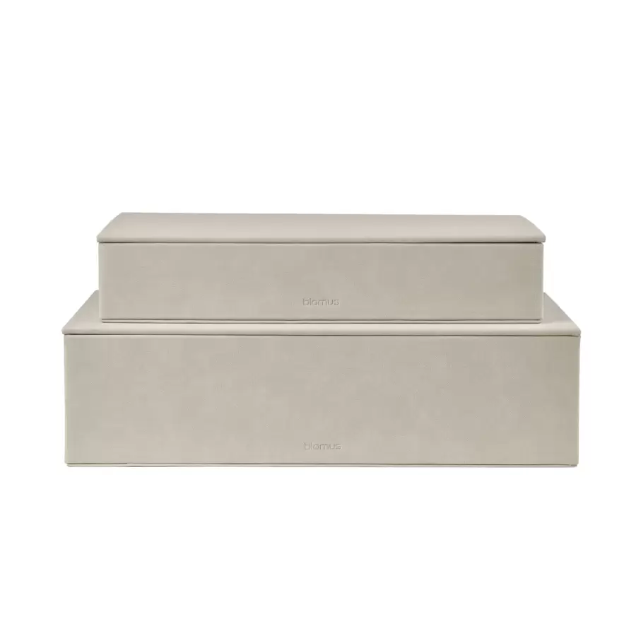 Blomus - 2 stk. opbevaringsæsker Sahla, Nomad (lys beige)