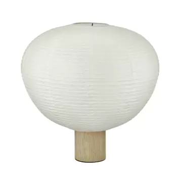 Blomus - Rispapir lampe på træfod, KAMI, eg M Blomus - Rispapir lampe på træfod, KAMI, eg M