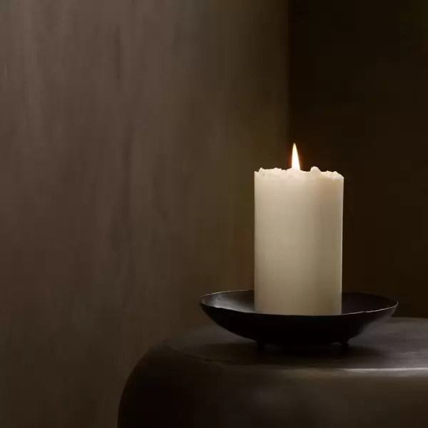 TineK Home - Bloklys, Sand Ø:7*H:15 TineK Home - Bloklys, Sand Ø:7*H:15