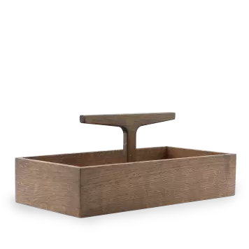 Ro Collection - Toolbox Low, Dark Stained Oak Ro Collection - Toolbox Low, Dark Stained Oak
