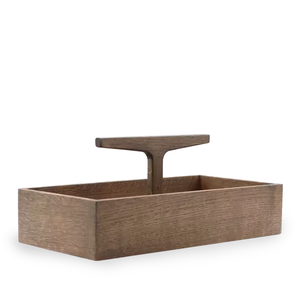 Ro Collection - Toolbox Low, Dark Stained Oak Ro Collection - Toolbox Low, Dark Stained Oak