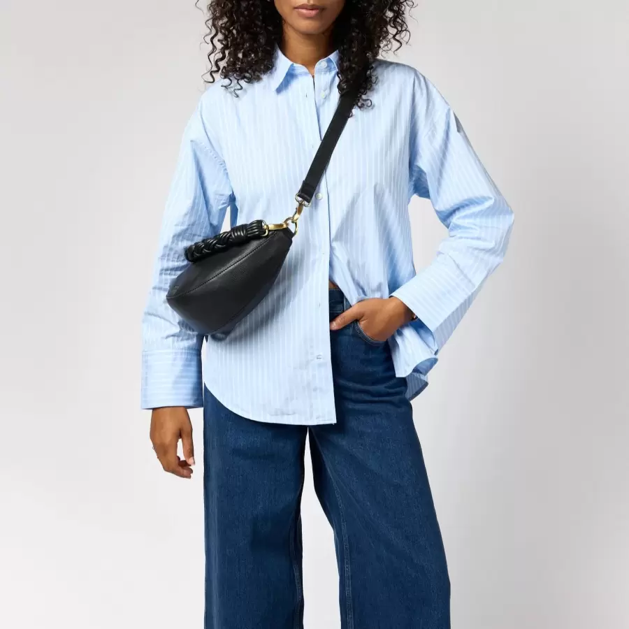 O My Bag - Crossbody Leo Soft Grain Leather, Sort