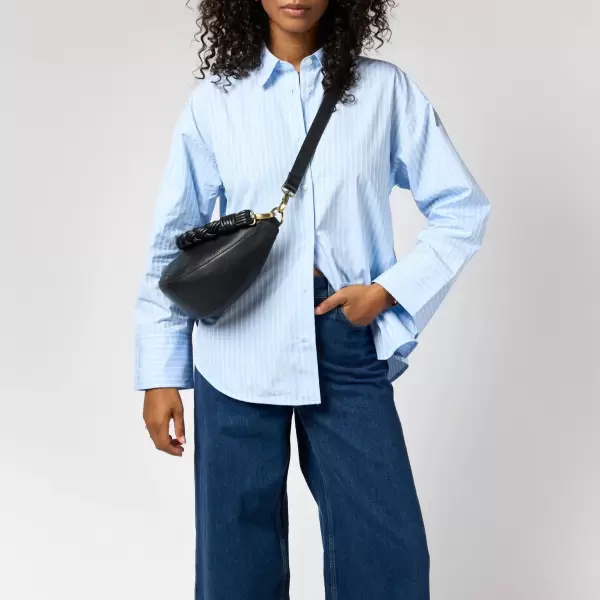 O My Bag - Leo Twisted Handle - Black Soft Grain