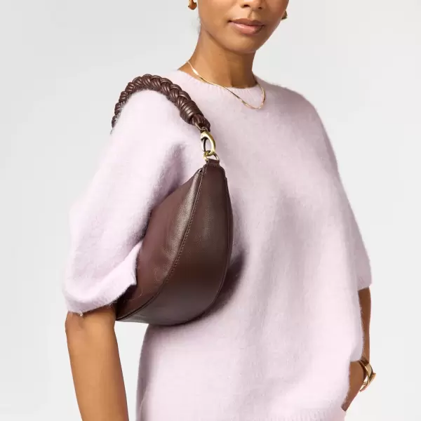 O My Bag - Crossbody Leo Soft Grain Leather, Chocolate