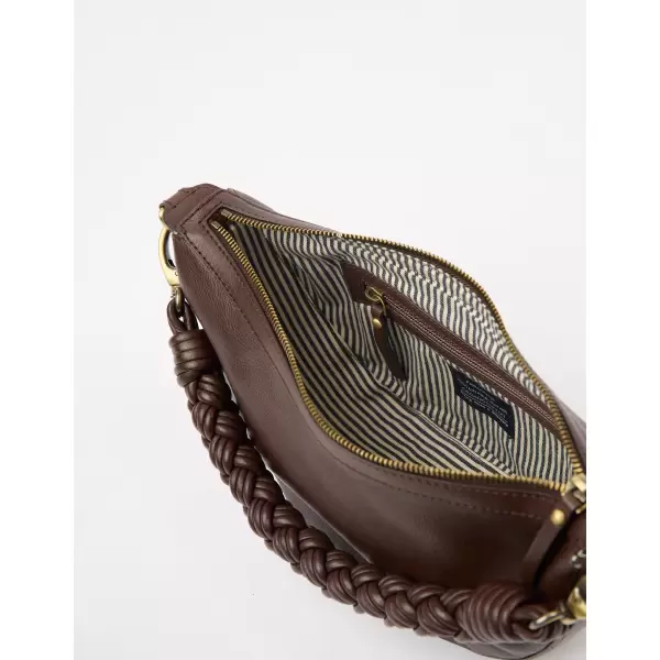 O My Bag - Crossbody Leo Soft Grain Leather, Chocolate