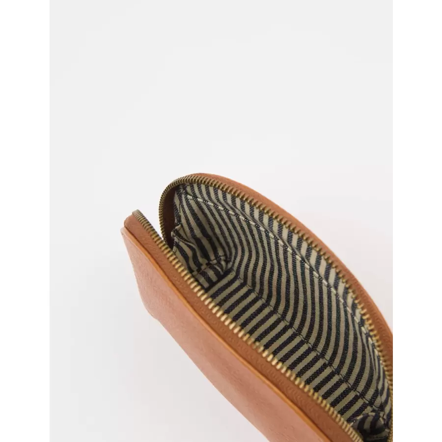 O My Bag - Makeup Pung Small, Wild Oak Soft Grain Leather