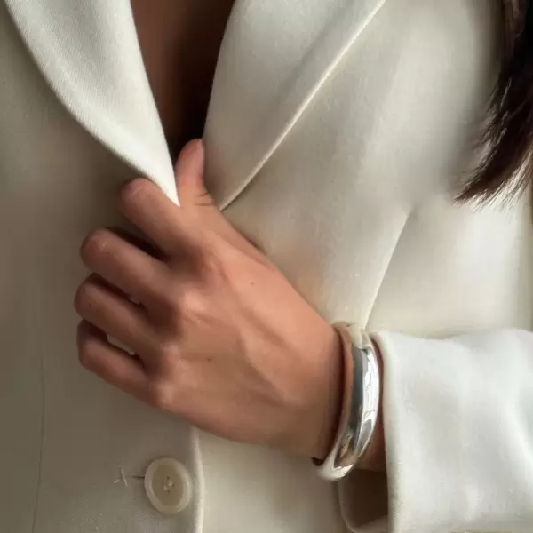 Pico - Odessa chunky armbånd,sølvfarve Pico - Odessa chunky armbånd,sølvfarve