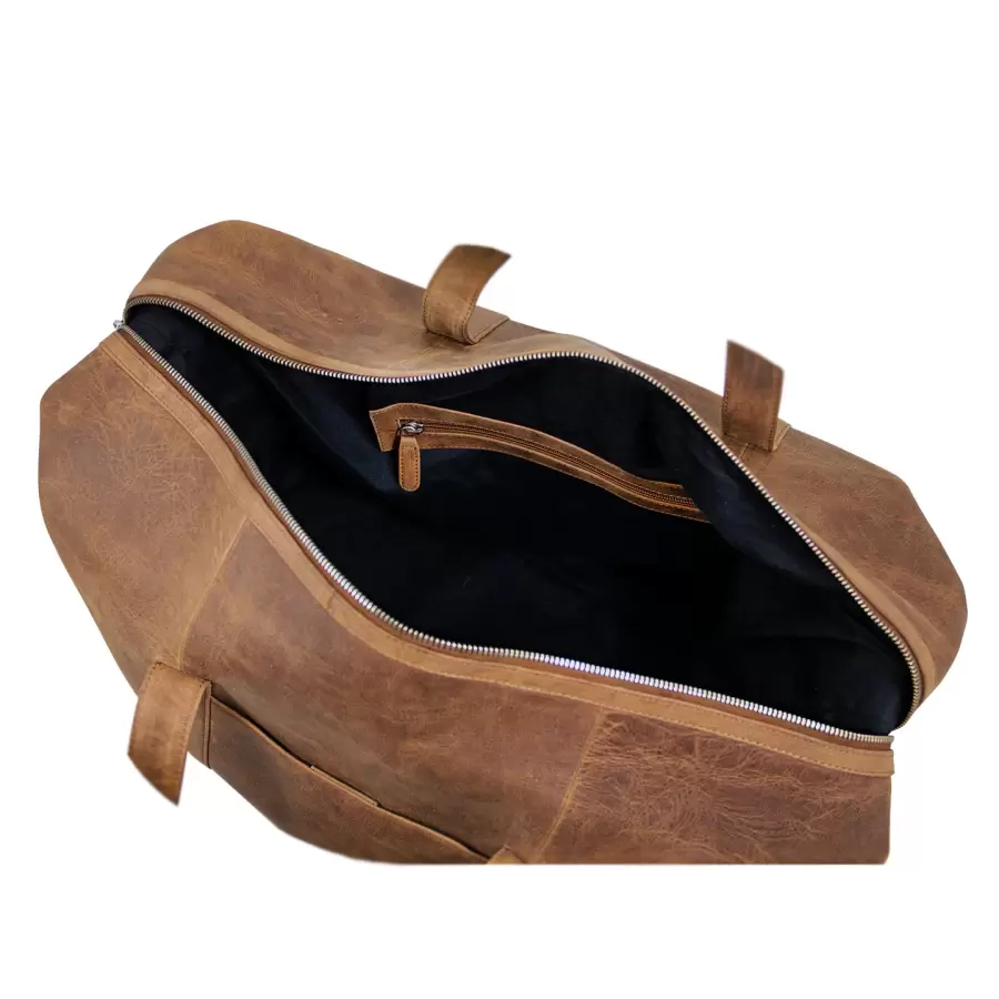 Birkmond - Stockholm Rejsetaske, Patineret Brun