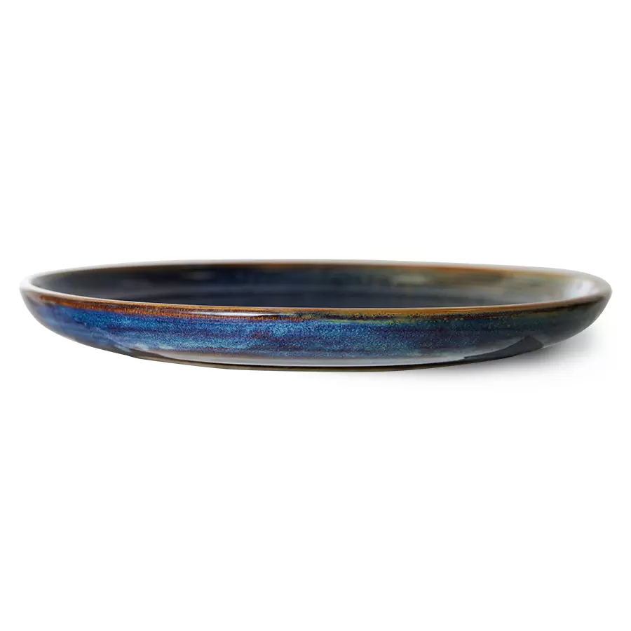 HK living - Middagstallerken Chef Ceramics, Rustic Blue