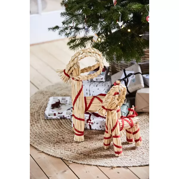 Ib Laursen - Gulvtæppe rund natur jute Ø 90 cm.