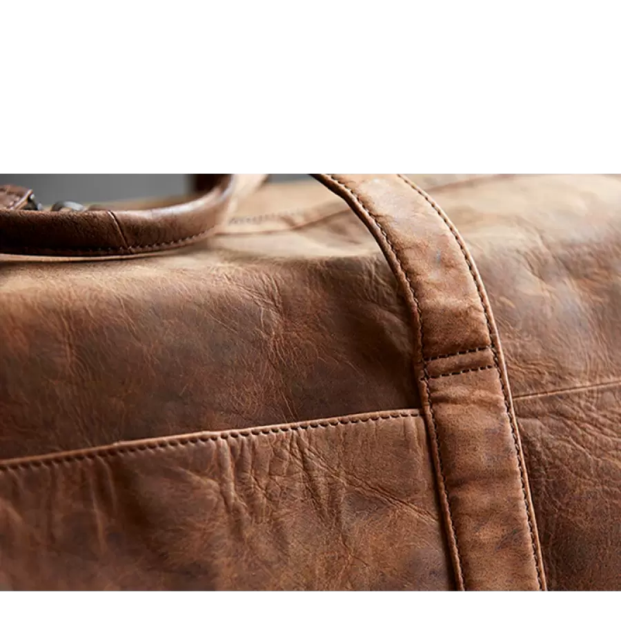 Birkmond - Stockholm - Rejsetaske/Weekendtaske, rustik H32 x B49 x D24 cm