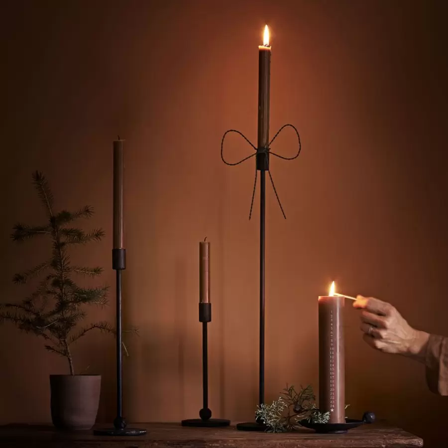 TineK Home - Julesløjfe Twist, Oxideret Messing 15*18