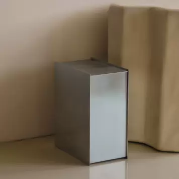 Ferm Living - Sama Toiletspand, Børstet rustfrit stål
