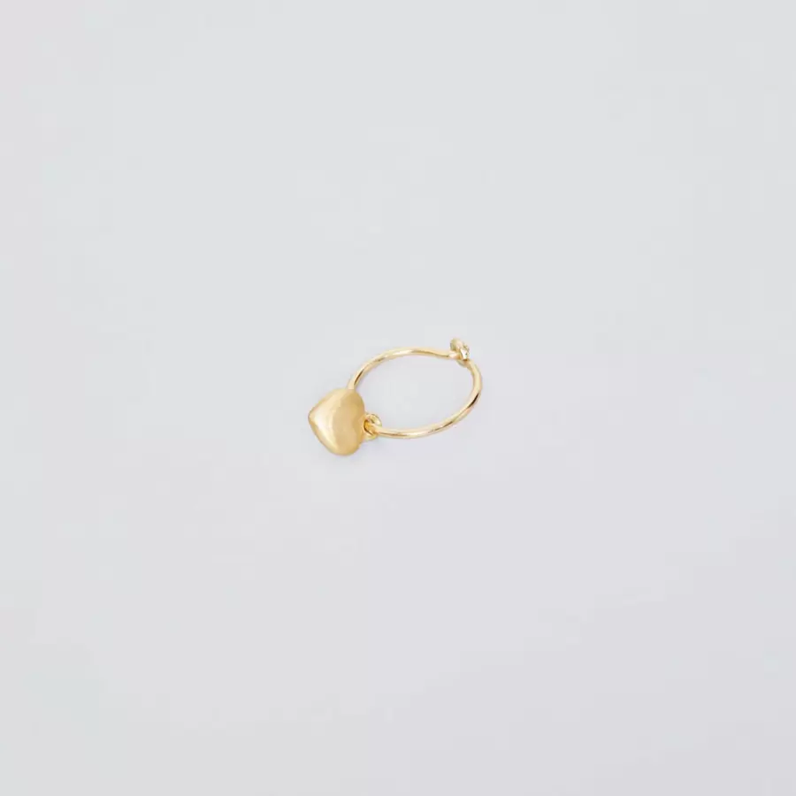 Trine Tuxen - Freja Hoop GP, forgyldt 1 stk ørering (sælges enkeltvis)