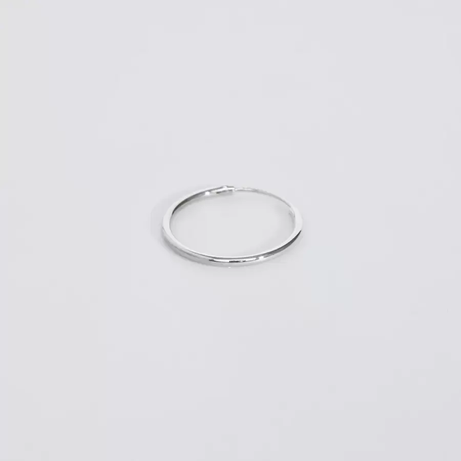 Trine Tuxen - Hoop I, sølv hoop fra Trine Tuxen