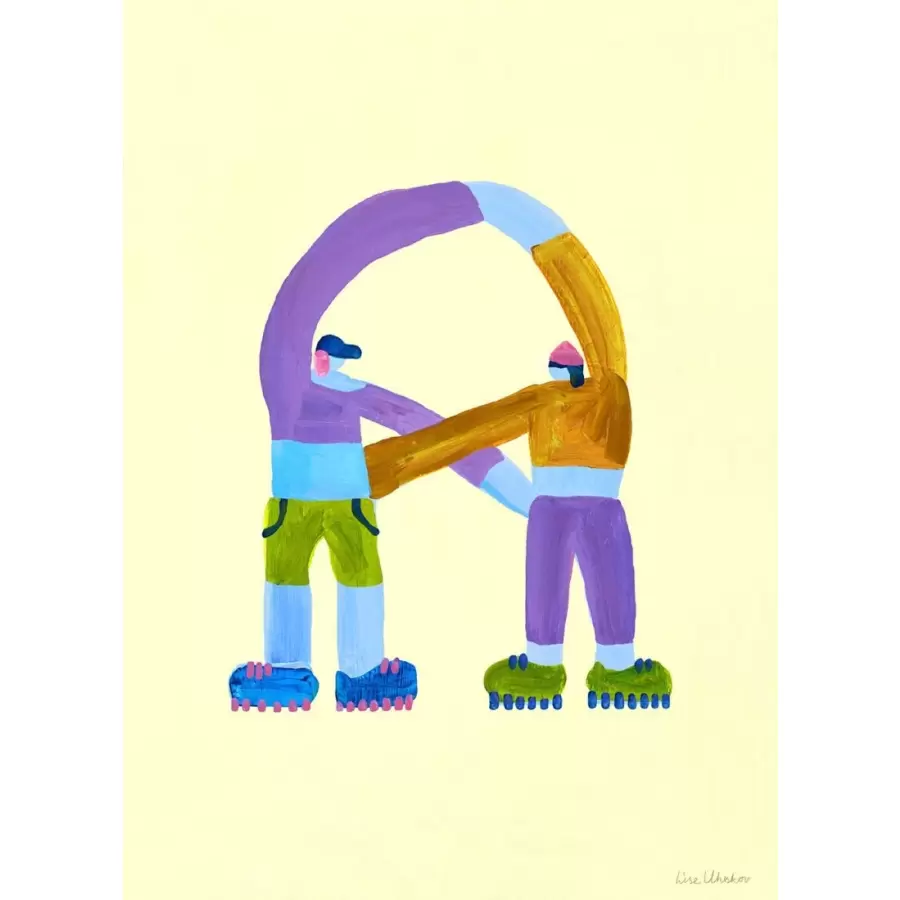 The Poster Club - Crossroads - artprint i str. 30 x 40 cm