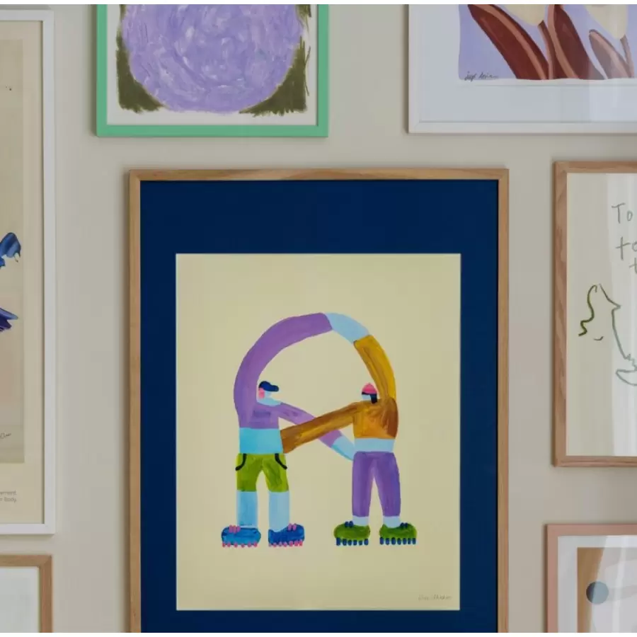 The Poster Club - Crossroads - artprint i str. 30 x 40 cm