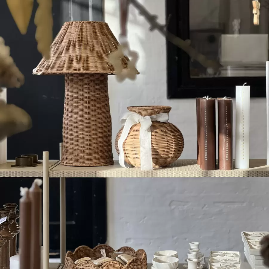 Jou Quilts - Jou Rattan gulvlampe Ø:40*60 - Uden fatning og ledning