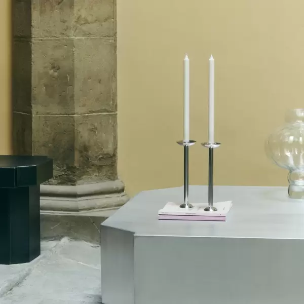 Louise Roe - Metal Champagne lysestage høj