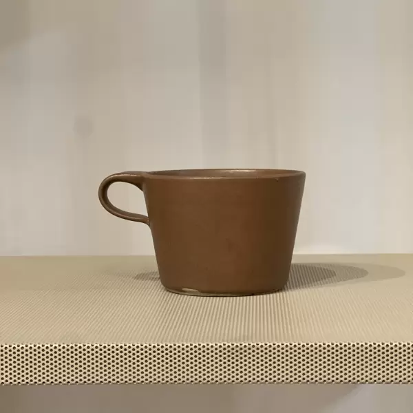 Per Bo - Stor keramik kop, brun