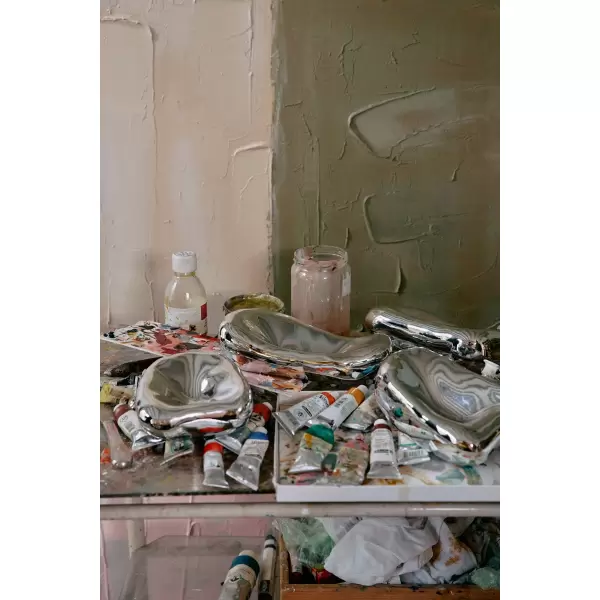 HK living - Glass sculpture chrome, no. 4 HK living - Glass sculpture chrome, no. 4