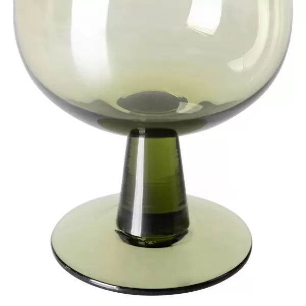 HK living - The emeralds: wine glass low, olive green (set of 4) HK living - The emeralds: wine glass low, olive green (set of 4)