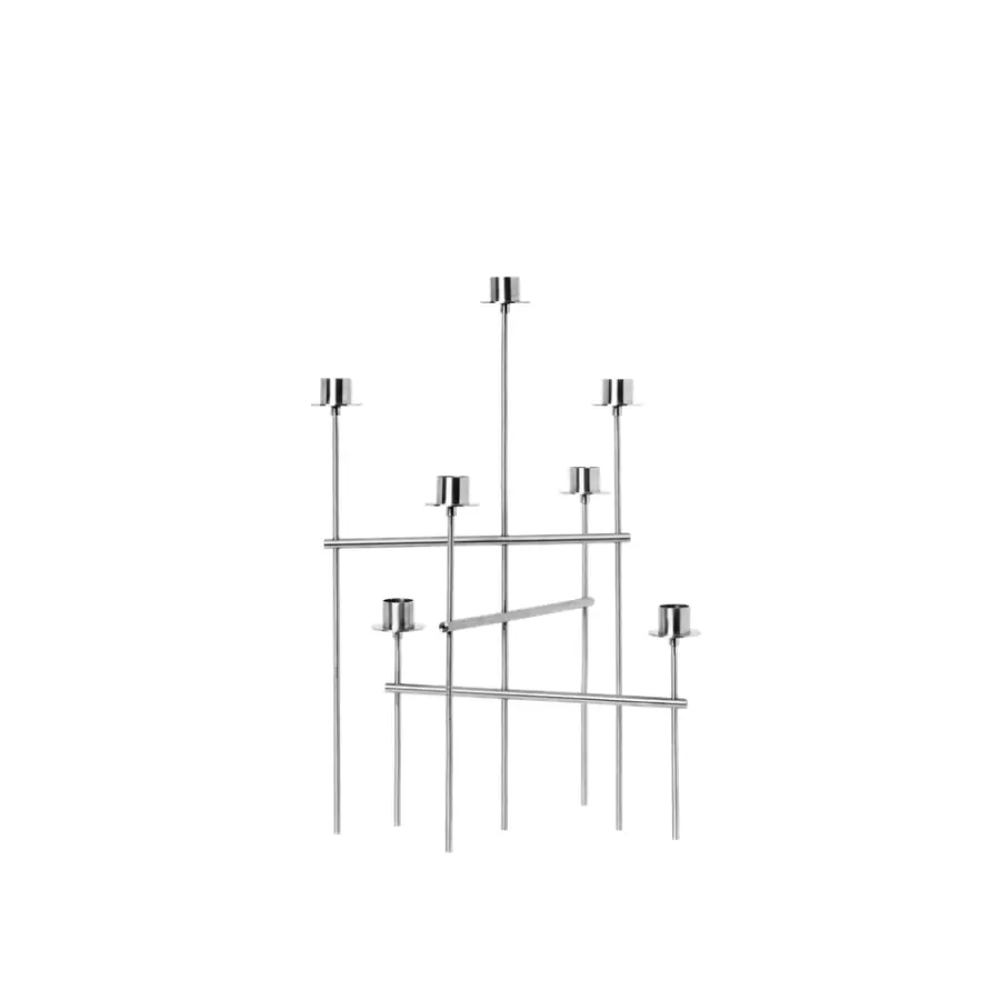 ferm LIVING - Elysia Candelaber - Børstet rustfrit stål