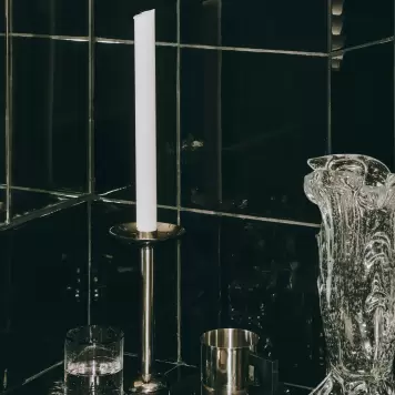 Louise Roe - Metal Champagne lysestage, Lav