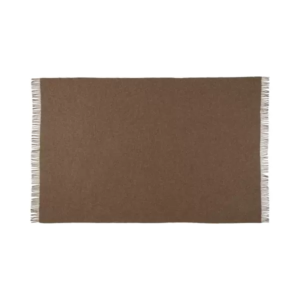 Silkeborg Uldspinderi - Samsø plaid i 100% ren uld, Gotland Brown