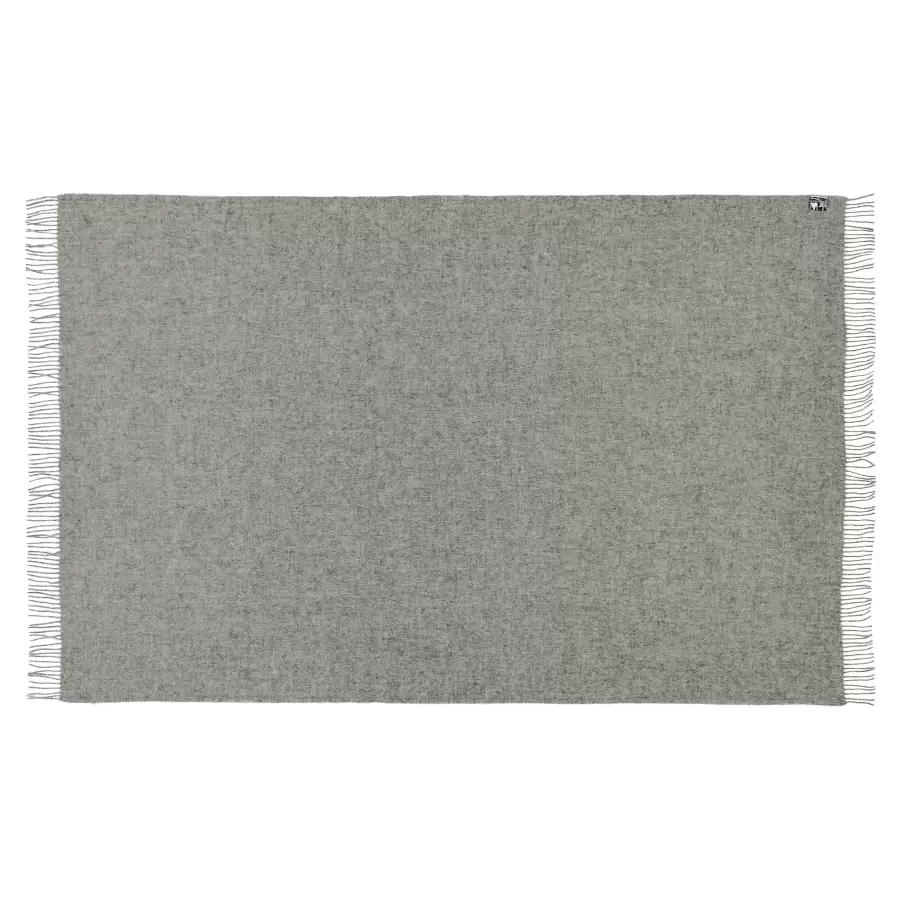 Silkeborg Uldspinderi - Samsø plaid i 100% ren uld, Nordic Grey