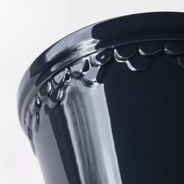 Bergs Potter - Ø:12 Sæt Glaseret Københavnerpotte, Sapphire Blue