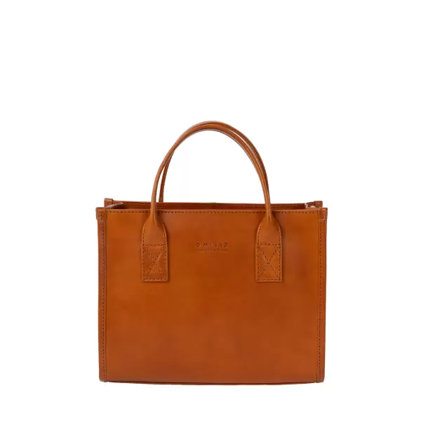 O My Bag - Shopper Jackie Midi Classic Leather, Cognac